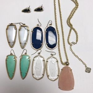Kendra Scott Earrings and Necklace
